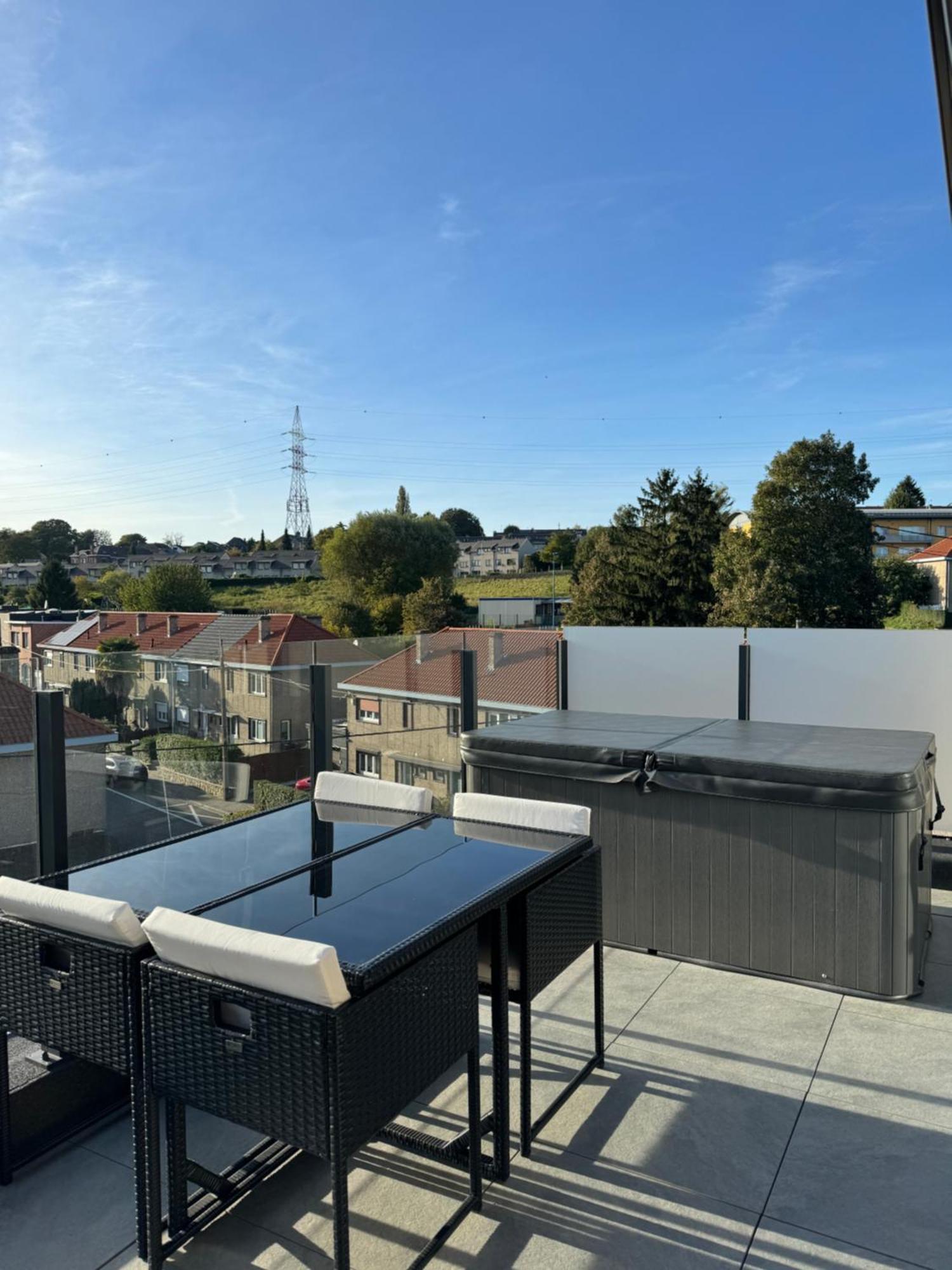 圣尼古拉Liege Luxe & Jacuzzi Sous Les Etoiles公寓 外观 照片
